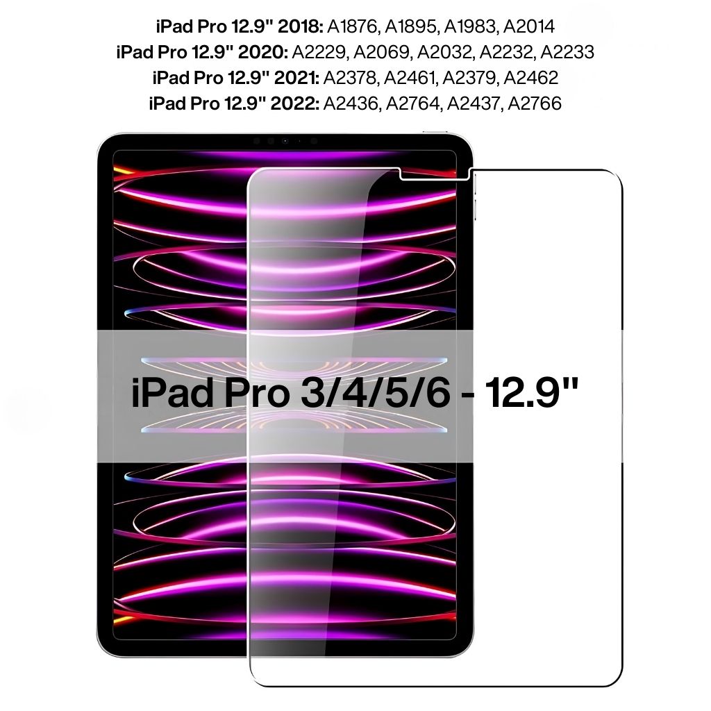 High-Quality Tempered Glass Screen Protector for iPads