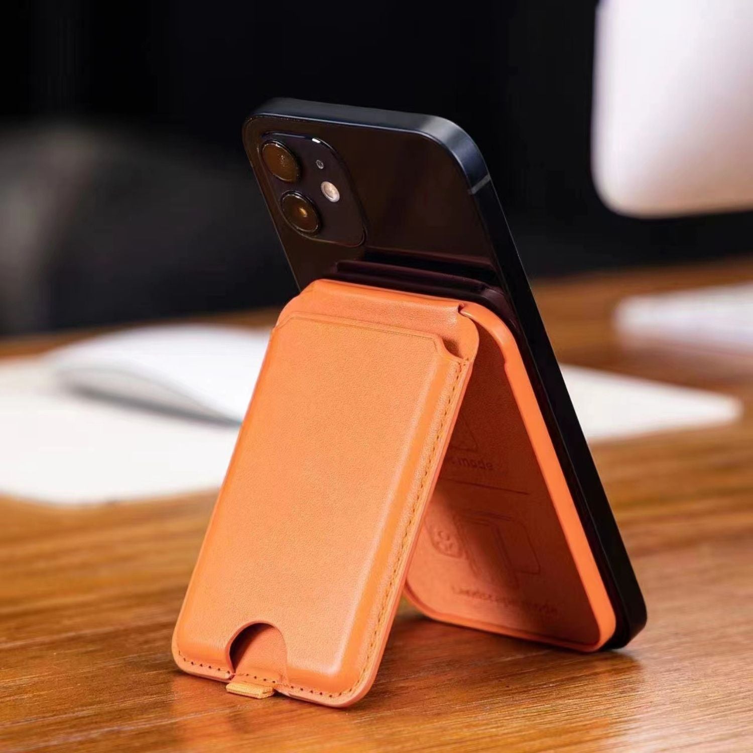 Magnetic Wallet with Kickstand